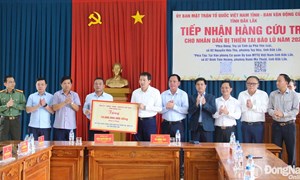 Đồng Nai hỗ trợ tỉnh Đắk Lắk 10 tỷ đồng khắc phục thiên tai, bão lũ