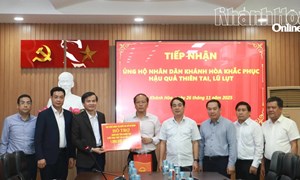 Khánh Hòa: Thêm nhiều hành động thiết thực hỗ trợ nhân dân vượt qua khó khăn do mưa lũ gây ra