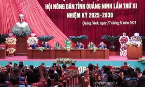 Quảng Ninh: Đại hội đại biểu Hội Nông dân tỉnh Quảng Ninh lần thứ XI, nhiệm kỳ 2025 - 2030 
