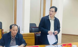 Cao Bằng: Chủ tịch Ủy ban MTTQ Việt Nam tỉnh làm việc với Đảng ủy phường Thục Phán 