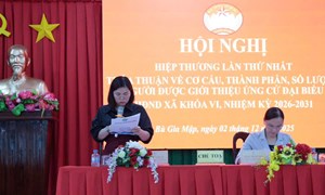 Đồng Nai: Hội nghị hiệp thương lần thứ nhất Ủy ban MTTQ Việt Nam xã Bù Gia Mập 