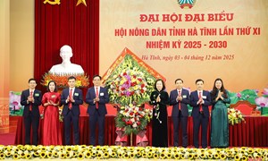 Hà Tĩnh: Đại hội đại biểu Hội Nông dân tỉnh lần thứ XI, nhiệm kỳ 2025 - 2030