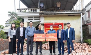 Hải Phòng: Ủy ban MTTQ Việt Nam thành phố khởi công xây dựng Nhà Đại đoàn kết cho hộ nghèo xã Cẩm Giang 