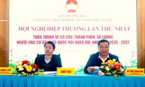 Lai Châu: Ủy ban MTTQ Việt Nam tỉnh tổ chức Hội nghị hiệp thương lần thứ nhất