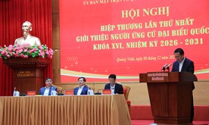 Quảng Ninh: Ủy ban MTTQ Việt Nam tỉnh tổ chức hội nghị hiệp thương lần thứ nhất