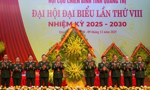 Quảng Trị: Đại hội đại biểu Hội Cựu chiến binh tỉnh lần thứ VIII, nhiệm kỳ 2025-2030