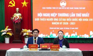 TP Huế: Ủy ban MTTQ Việt Nam thành phố tổ chức Hội nghị hiệp thương lần thứ nhất 