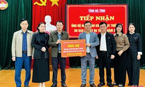 Hà Tĩnh: Tiếp nhận hơn 3,1 tỷ đồng hỗ trợ các tỉnh miền Trung - Tây Nguyên khắc phục hậu quả bão lũ 