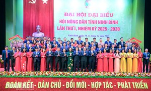 Ninh Bình: Đại hội đại biểu Hội Nông dân tỉnh lần thứ I, nhiệm kỳ 2025-2030 