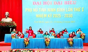 Ninh Bình: Đại hội đại biểu Phụ nữ tỉnh lần thứ I, nhiệm kỳ 2025 - 2030