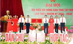 Tây Ninh: Đại hội đại biểu Hội Nông dân tỉnh lần thứ I, nhiệm kỳ 2025 - 2030