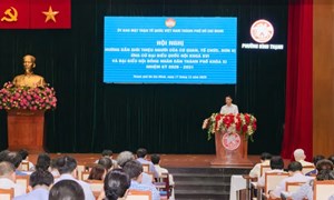 Hội nghị hướng dẫn giới thiệu người ứng cử đại biểu Quốc hội khóa XVI và đại biểu HĐND TP HCM nhiệm kỳ 2026-2031