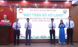 Lạng Sơn: Chuyển đổi số để nâng cao hiệu quả hoạt động của Mặt trận 