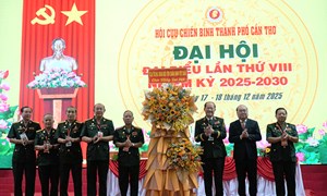 TP Cần Thơ: Đại hội đại biểu Hội Cựu chiến binh thành phố lần thứ VIII, nhiệm kỳ 2025-2030