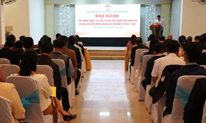 TP Huế: Hội nghị tập huấn công tác bầu cử đại biểu Quốc hội khóa XVI và đại biểu HĐND nhiệm kỳ 2026 - 2031