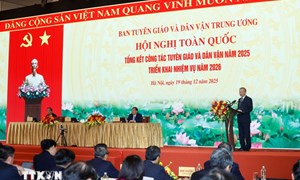 Tổng Bí thư: Xây dựng đội ngũ cán bộ tuyên giáo, dân vận chuyên tâm, thạo việc