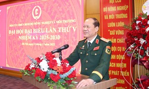 Đại hội đại biểu Hội Cựu chiến binh Bộ Nông nghiệp và Môi trường lần thứ V, nhiệm kỳ 2025 - 2030