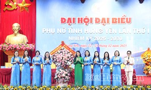 Đại hội đại biểu Phụ nữ tỉnh Hưng Yên lần thứ I, nhiệm kỳ 2025-2030