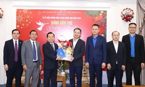 Hội Liên hiệp thanh niên Việt Nam chúc mừng Giáng sinh thanh niên, đồng bào tôn giáo