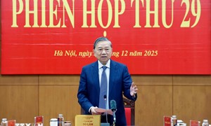 Phiên họp thứ 29 của Ban Chỉ đạo Trung ương về Phòng, chống tham nhũng, lãng phí, tiêu cực