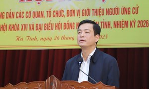 Hà Tĩnh: Ủy ban MTTQ Việt Nam tỉnh hướng dẫn giới thiệu người ứng cử vào cơ quan dân cử