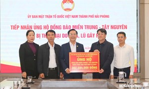 Hải Phòng: Ủy ban MTTQ Việt Nam thành phố tiếp nhận hơn 47 tỷ đồng và 190 tấn hàng hỗ trợ đồng bào miền Trung – Tây Nguyên