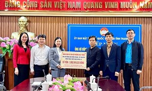 Thanh Hóa: Ủy ban MTTQ Việt Nam tỉnh dừng tiếp nhận ủng hộ đồng bào miền Trung, Tây Nguyên bị thiệt hại do mưa lũ 