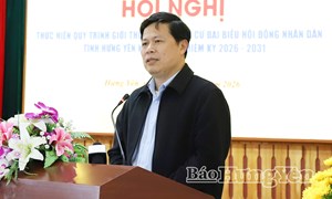 Hưng Yên: Hội nghị giới thiệu người của cơ quan Ủy ban MTTQ Việt Nam tỉnh ứng cử đại biểu HĐND tỉnh khóa XVIII
