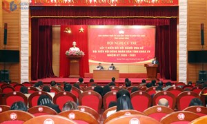 Quảng Ninh: Ủy ban MTTQ Việt Nam tỉnh tổ chức Hội nghị lấy ý kiến cử tri đối với người ứng cử đại biểu HĐND tỉnh 