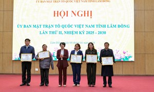 Lâm Đồng: Ủy ban MTTQ Việt Nam tỉnh tổ chức Hội nghị tổng kết công tác năm 2025