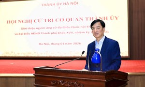 Giới thiệu Bí thư Thành ủy Hà Nội Nguyễn Duy Ngọc ứng cử đại biểu Quốc hội khóa XVI