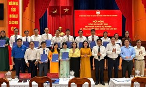 Ủy ban MTTQ Việt Nam thành phố Hồ Chí Minh tiếp nhận đơn vị sự nghiệp trực thuộc