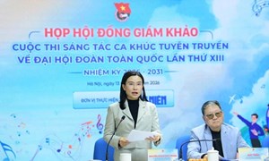 Họp Hội đồng giám khảo Cuộc thi sáng tác ca khúc Đại hội đại biểu toàn quốc Đoàn TNCS Hồ Chí Minh lần thứ XIII, nhiệm kỳ 2026 - 2031