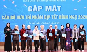 Trung ương Hội LHPN Việt Nam gặp mặt cán bộ hưu trí phía Bắc nhân dịp Tết Bính Ngọ 2026