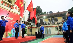 Trung ương Đoàn TNCS Hồ Chí Minh tổ chức Lễ chào cờ chào mừng Đại hội XIV của Đảng