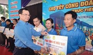 12 triệu lượt đoàn viên, người lao động được Công đoàn chăm lo Tết