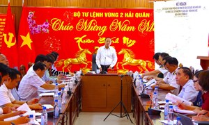 TP Hồ Chí Minh: Ủy ban bầu cử Thành phố làm việc với Bộ Tư lệnh Vùng 2 Hải quân về công tác chuẩn bị bầu cử