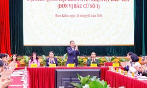 Tổng Bí thư Tô Lâm dự Hội nghị tiếp xúc giữa cử tri với người ứng cử đại biểu Quốc hội