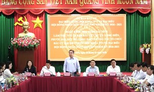 Thành phố Hồ Chí Minh: Đoàn kiểm tra, giám sát số 1 làm việc với Ủy ban bầu cử các địa phương