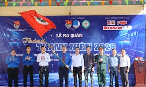 Đoàn Thanh niên MTTQ, các đoàn thể Trung ương tổ chức Lễ ra quân Tháng Thanh niên năm 2026 tại tỉnh Thanh Hóa