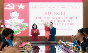 Đồng chí Nguyễn Anh Tuấn được chỉ định làm Bí thư Đảng ủy Tổng Liên đoàn Lao động Việt Nam