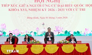 Chủ nhiệm Ủy ban Kiểm tra Trung ương tiếp xúc cử tri tỉnh Lạng Sơn