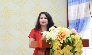 Bà Nguyễn Quỳnh Liên tiếp xúc cử tri xã Đông Thái, tỉnh An Giang