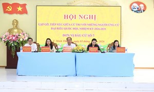 Bà Nguyễn Quỳnh Liên tiếp xúc cử tri xã U Minh Thượng, tỉnh An Giang 