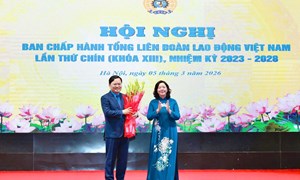 Ông Nguyễn Anh Tuấn được bầu giữ chức Chủ tịch Tổng Liên đoàn Lao động Việt Nam, nhiệm kỳ 2023-2028