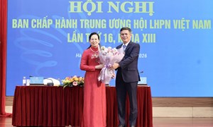 Bà Lê Thị Thủy được bầu làm Chủ tịch Hội Liên hiệp Phụ nữ Việt Nam