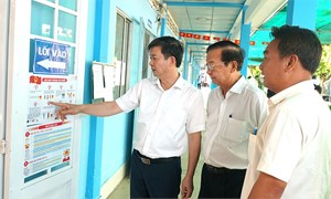 Cần Thơ: Bí thư Thành ủy kiểm tra công tác chuẩn bị bầu cử tại phường Tân Lộc