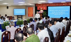 Thành phố Hồ Chí Minh: Ủy ban bầu cử thành phố kiểm tra công tác chuẩn bị bầu cử tại các địa phương