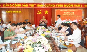 Tây Ninh: Phó Bí thư Thường trực Tỉnh ủy kiểm tra công tác chuẩn bị bầu cử tại xã Bến Lức