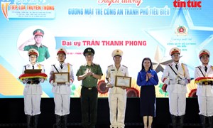 Công an thành phố Hồ Chí Minh tôn vinh 30 gương mặt trẻ tiêu biểu